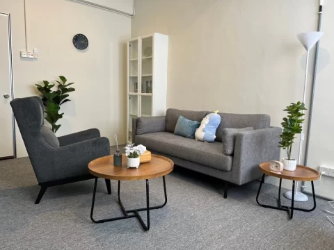 Therapy room at MY Psychology Kuala Lumpur
